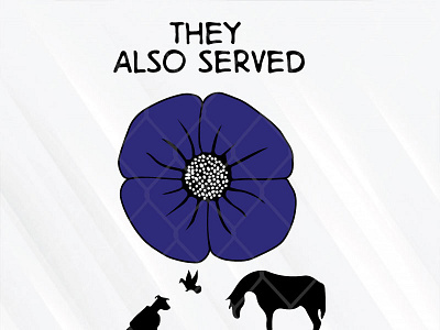 Tonga Animal They Also Served Purple Poppy svg png dxf eps graphic design