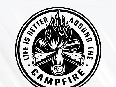 Life Is Better Around The Campfire svg png dxf eps graphic design
