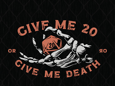 Give Me 20 Or Give Me Death svg png dxf eps design graphic design illustration
