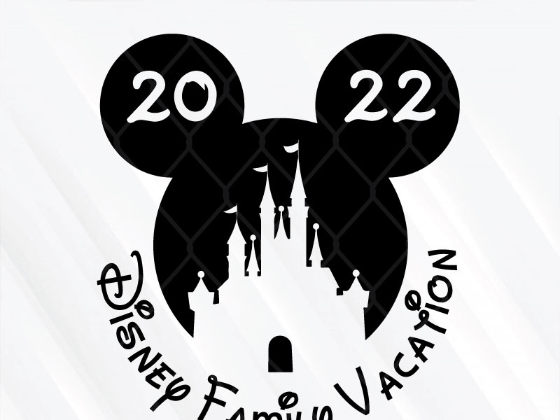 2022 Mickey Mouse Disney Family Vacation svg png dxf eps by SVG Prints