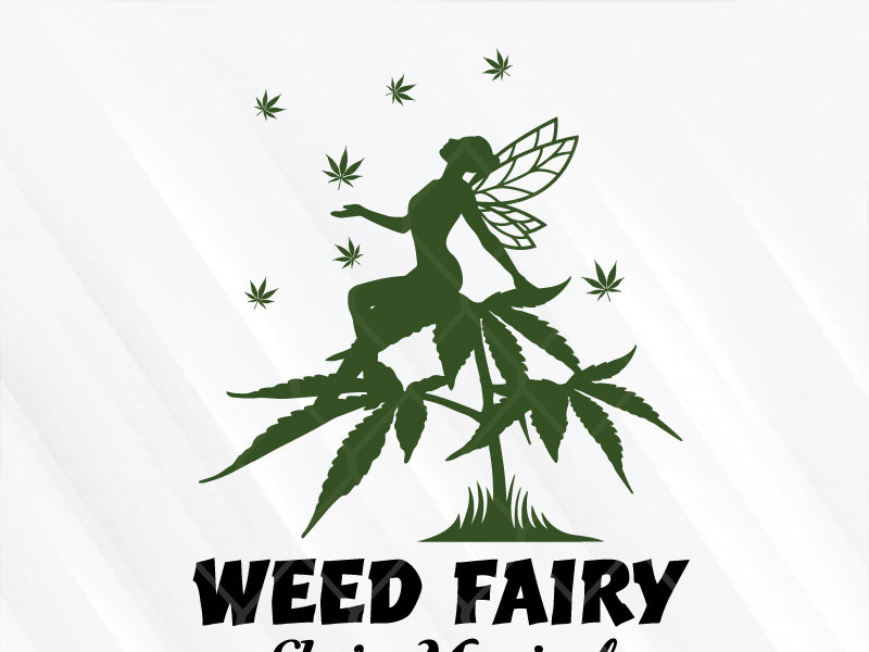 Weed Fairy SVG Free