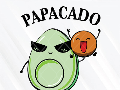 Papacado Avocado svg png dxf eps avocado design graphic design illustration papacado