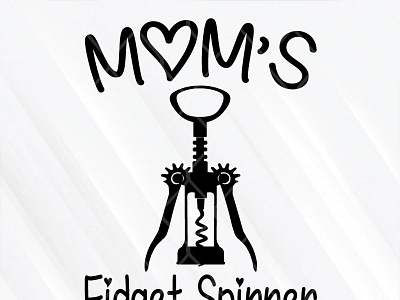 Mom's Fidget Spinner svg png dxf eps files design graphic design illustration mom mother