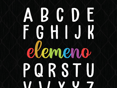 Alphabet Elemeno alphabet elemeno