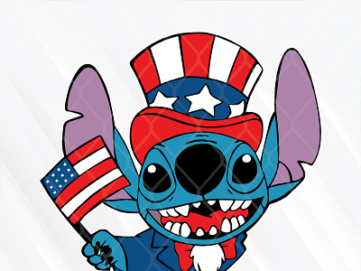 Stitch 4th Of July Independence Day