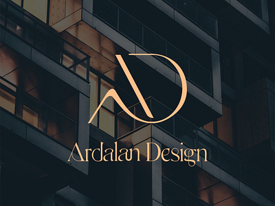 AD Logo (Ardalan) design branding design graphic design logo typography