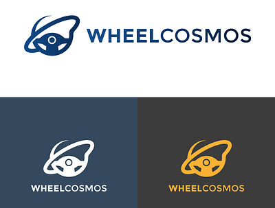 Wheel Cosmos Logo branding graphic design logo