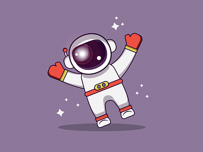 Funny astronaut