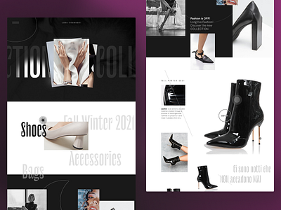 Fashion E-Commerce Landing Page Exploration clean e commerce inspiration landing minimal product shoes web