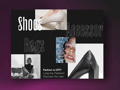 Fashion E-Commerce Landing Page Exploration (2/2) big pictures category ecommerce fashion font inspiration landing page layout minimalism shoes typography website
