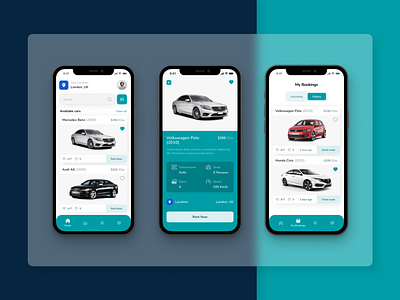 Car Rental App android app best car rental design dribbble ios app rent rental ui uiux design ux ux design