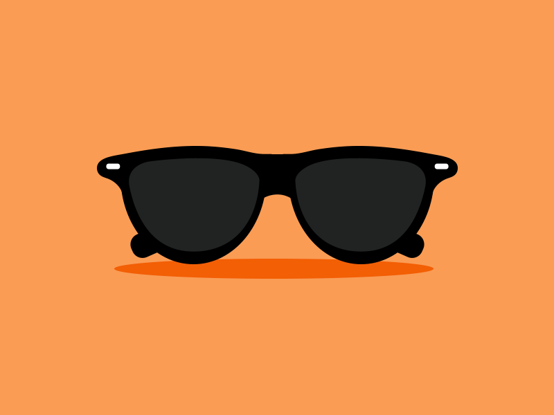 Sunglasses animated gif illustration shine sunglasses wip