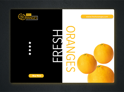 Fresh Oranges branding design logo typography ui ux
