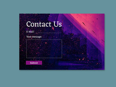 Contact Us contact dailyui design illustration typography ui ux