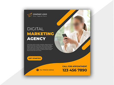 Business agency social media post template design banner banner design branding design illustration instagram post social media post