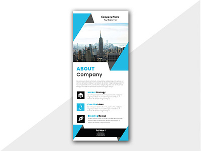 Corporate Business Roll Up Banner Design banner design branding graphic design roll up banner roll up banner template standee standee design standee template