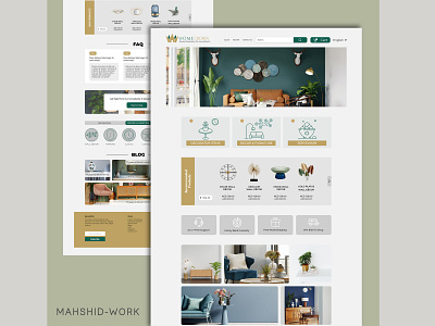 HOME CROWN / home page / UI design branding graphic design ui