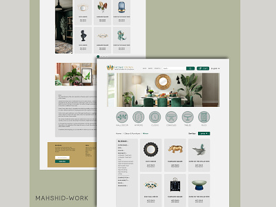 HOME CROWN / list page / UI design branding graphic design ui