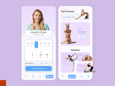 Yoga  and workout application