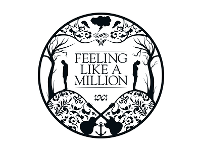 FEELING LIKE A MILLION band berlin branding logo music silhouette
