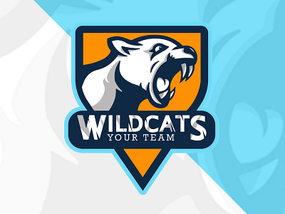 Wildcats Logo animal brand branding esports logo for sale icon logo mascot mascot design mascot logo sport sports brand sports logo team team logo wildcat
