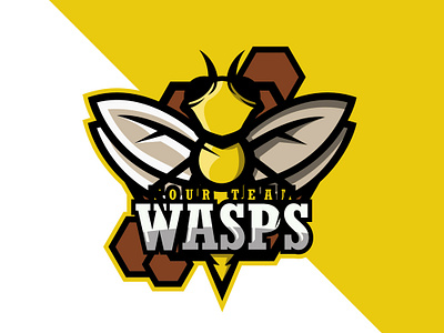 Wasps Logo brand branding design esports logo icon illustration logo mascot sport sports logo