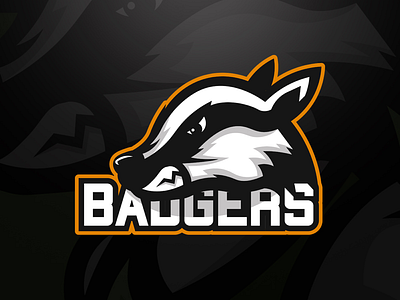 Badgers sports logo animal art badger branding esports illustration logo sports team