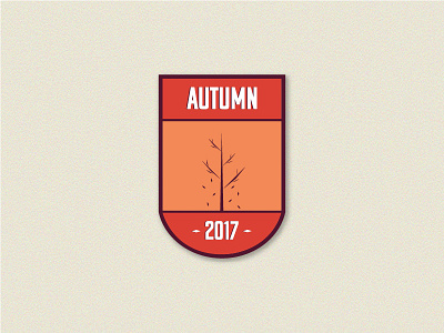 Autumn 2017 brand design fall graphic design leaves lettering logo seasons trees typography vector