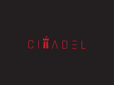 Citadel brand branding cyber security design icon illustator information technology lettering logo vector