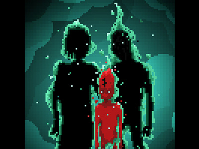 Weird family illustration pixel art pixelvisible