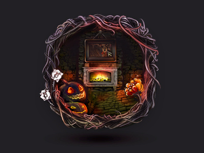 Hollywoon ae ai china design dribbble halloween icon photoshop ps