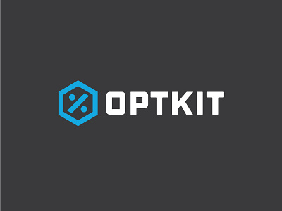 OptKit Logo brand branding cro logo logotype marketing optimization saas software