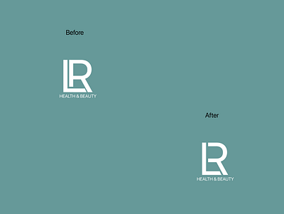 Redesign Logo LR branding design graphic design logo motion graphics ui ux