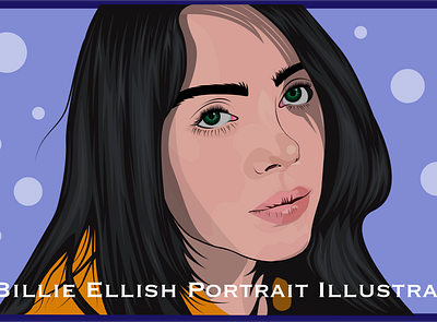 Billie Ellis Portrait graphic design illustration motion graphics vector