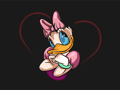 Daisy Duck branding graphic design illustration logo motion graphics vector