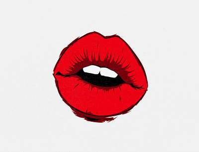 Lips branding design graphic design illustration motion graphics ux vector