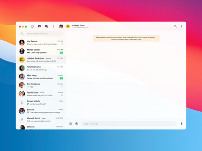 WhatsApp Desktop Refine