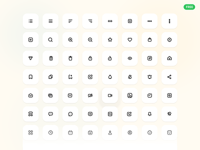 Free - Start Universal Icon set v1.0