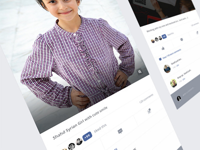 Facebook Post re-design design facebook facebook post re design redesign ui ui design ux