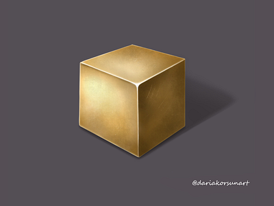 Gold 2d 2dart conceptart design gamedesign gamedev gameui gold goldcube icon illustration materials texture