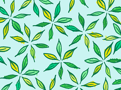 Fall Leaf Pattern design hand drawn handdrawn illustration ipadpro pattern