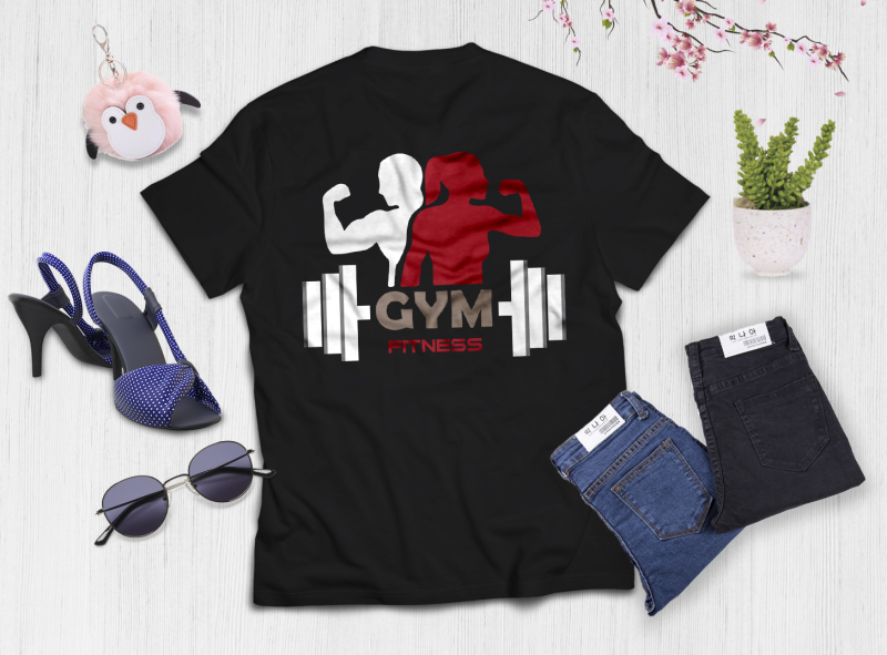 Gym Fitness T-shirt Design by Imran Hossain Mohon on Dribbble
