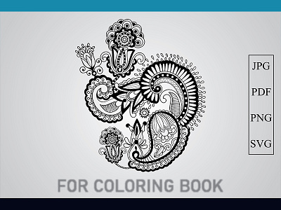 Flower Coloring Book decorative flower book flower coloring book