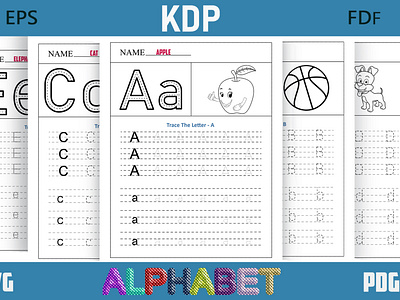 Alphabet Coloring Book for Kdp