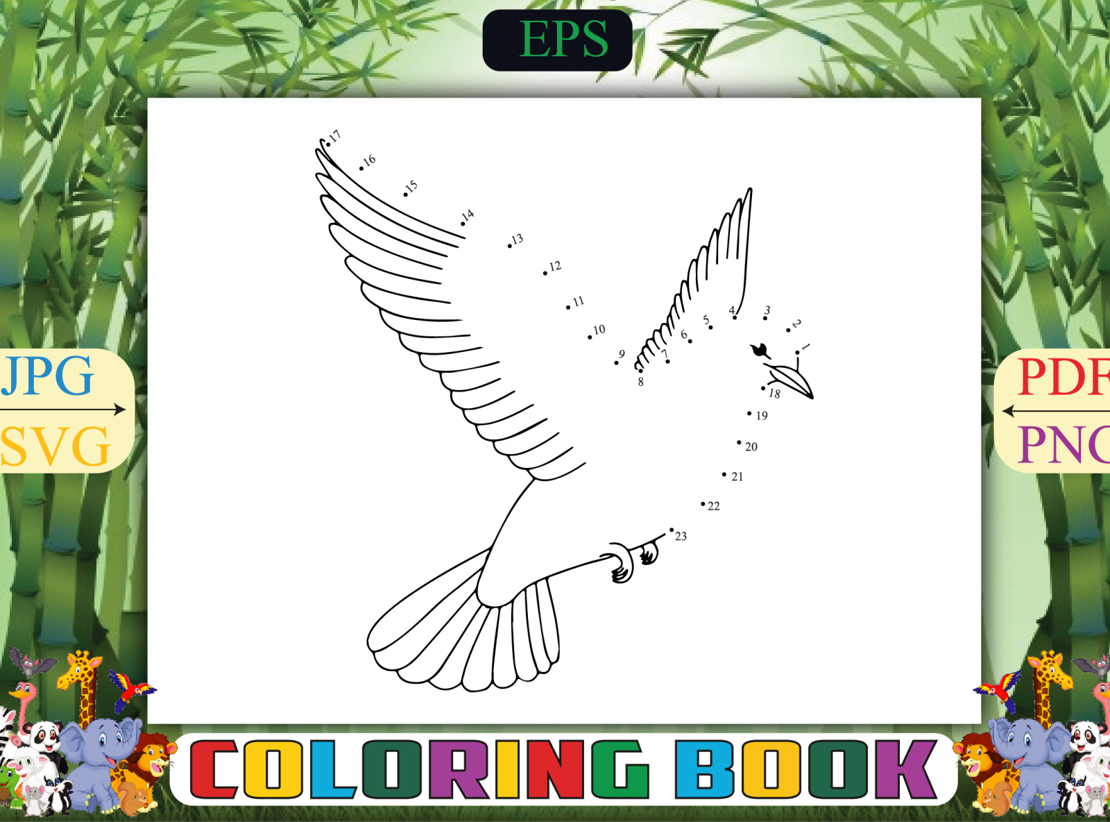 Birds Dot Coloring Pages by Imran Hossain Mohon on Dribbble