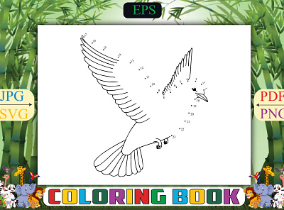 Birds Dot Coloring Pages underwater