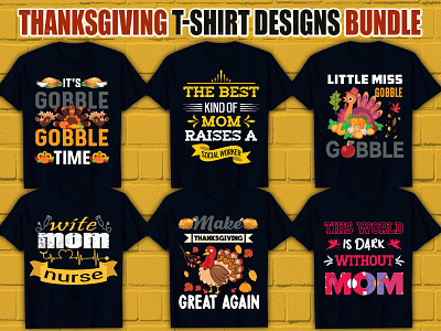 T-shirt Design Bundle png fonts