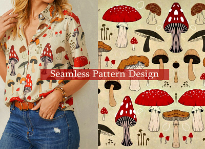 I will design fabric, digital textile patterns, and seamless pat background fabric print design graphic design motion graphics pattern design seamless pattern textile pattern