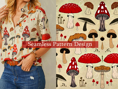I will design fabric, digital textile patterns, and seamless pat