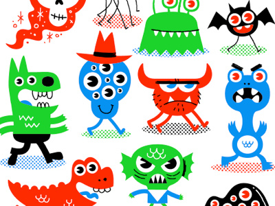 Some Things. For a Thing. illustration monsters